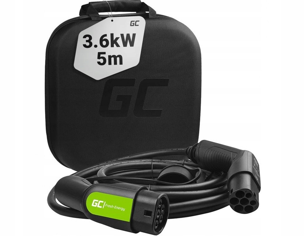 Nabíjací kábel 3.6KW 5M Green Cell EV13