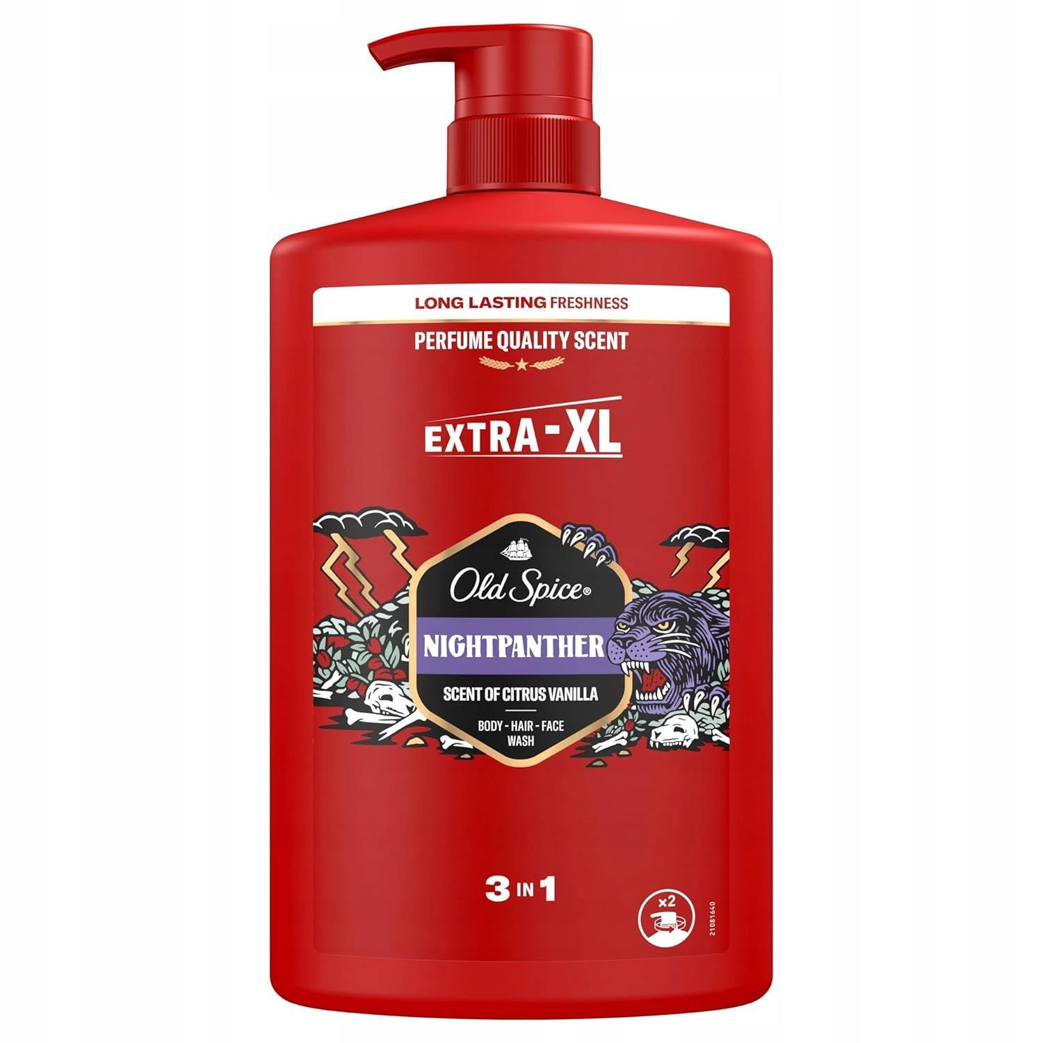 Sprchový Gel Pro Muže Nightpanther Na Tělo-vlasy-obličej Objem: 1000 ML