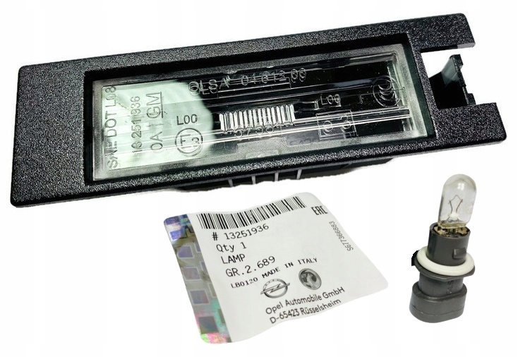 

Lampka Tablicy Rejestracyjnej Opel Insignia A Gm