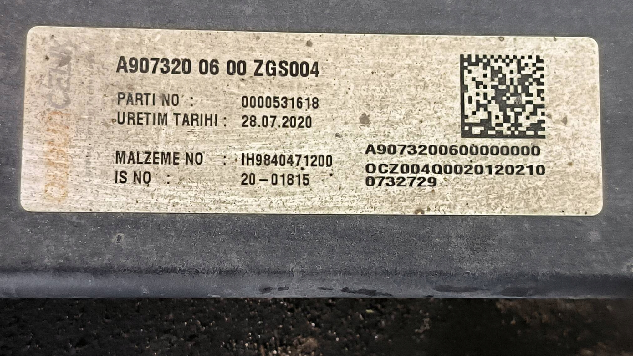 RESOR hátsó A9073200600 MERCDES-BENZ SPRINTER 907