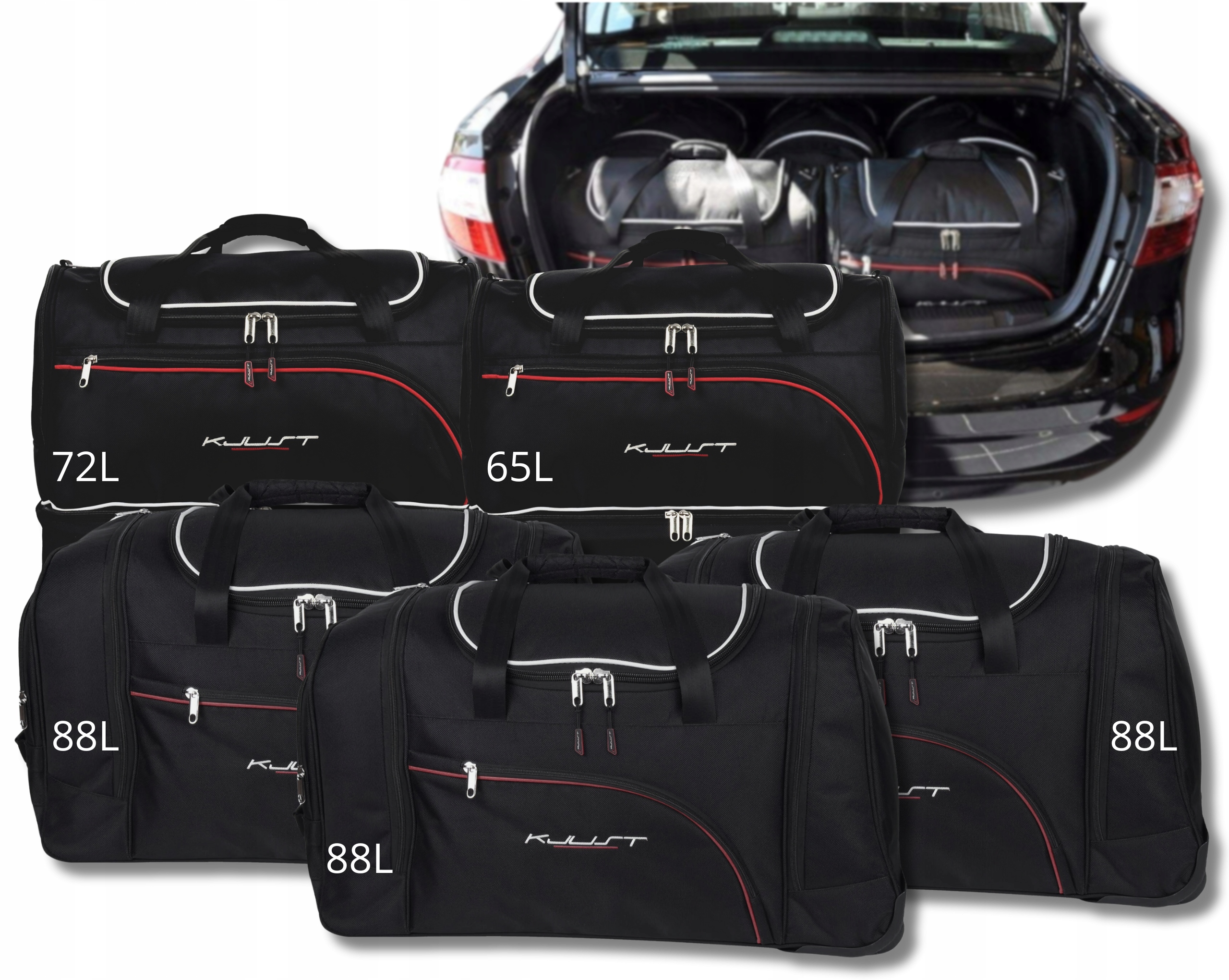Cestovná Taška Do Kufra Renault Fluence Limousine 2009-2016 5 ks