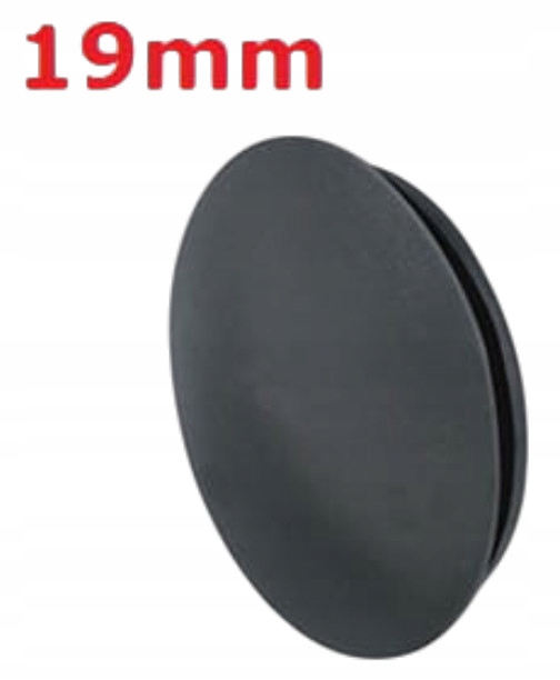 Gumowa Zaślepka Do Blachy Mebli Karoserii Czarny Korek Fi 19mm 2cm