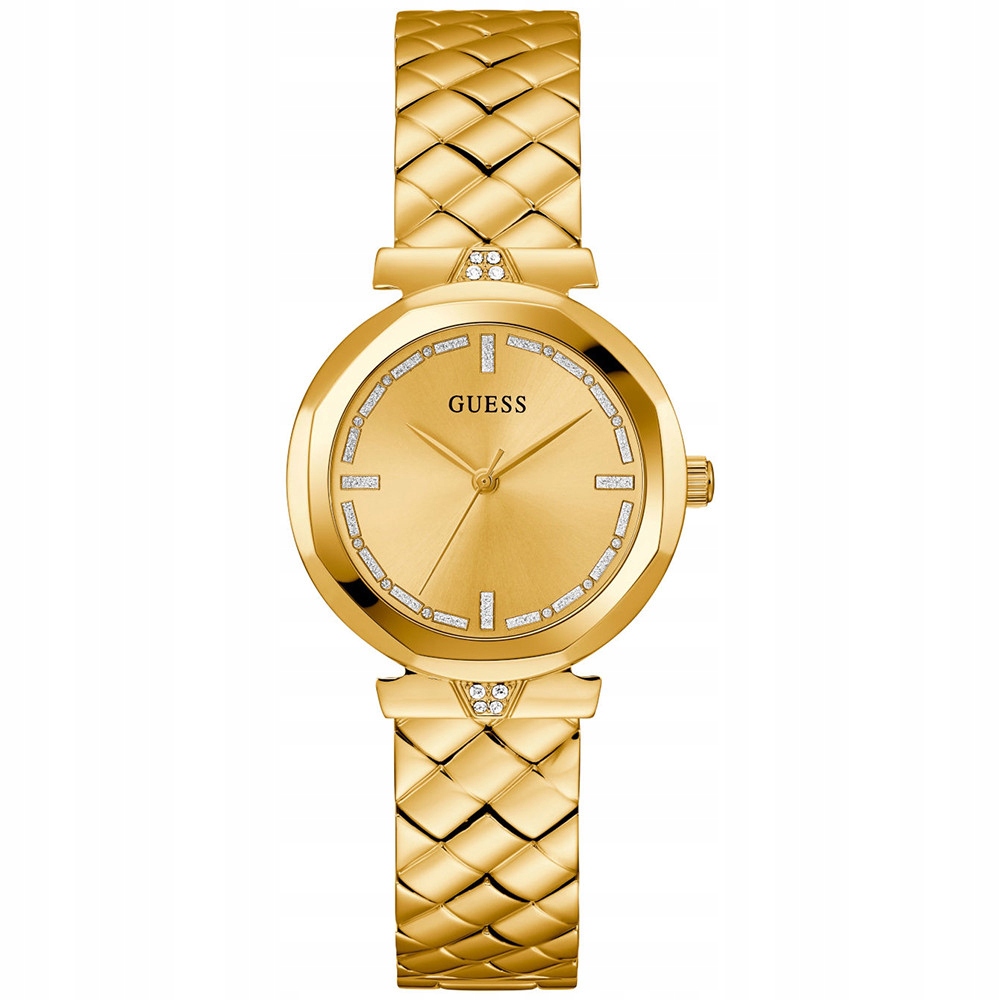Dámské hodinky Guess GW0613L2 Zirkony zlaté