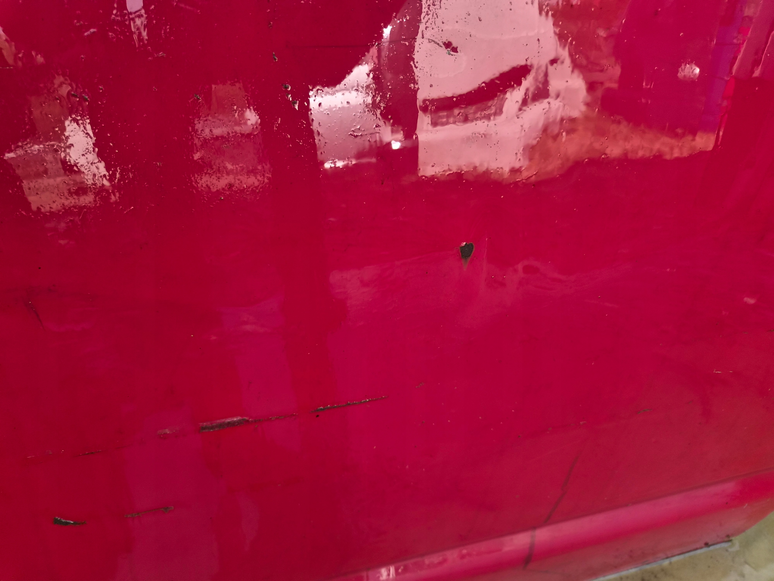 door front left VW T5 T5 LIFT front kierowca/ driver´s red