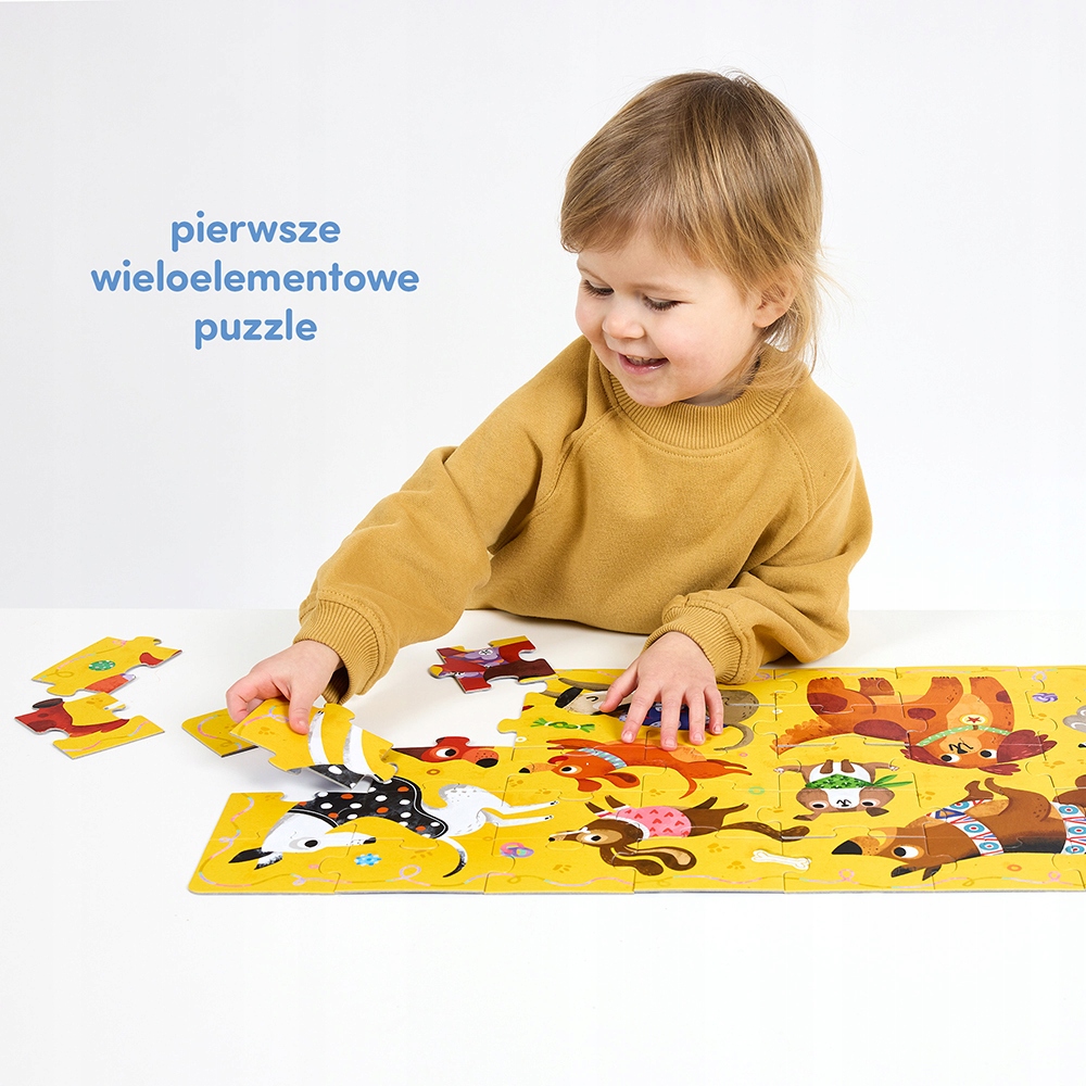 Puzzle Hau Pieski CzuCzu 40 elementów 3+ Czu Czu Liczba elementów 40