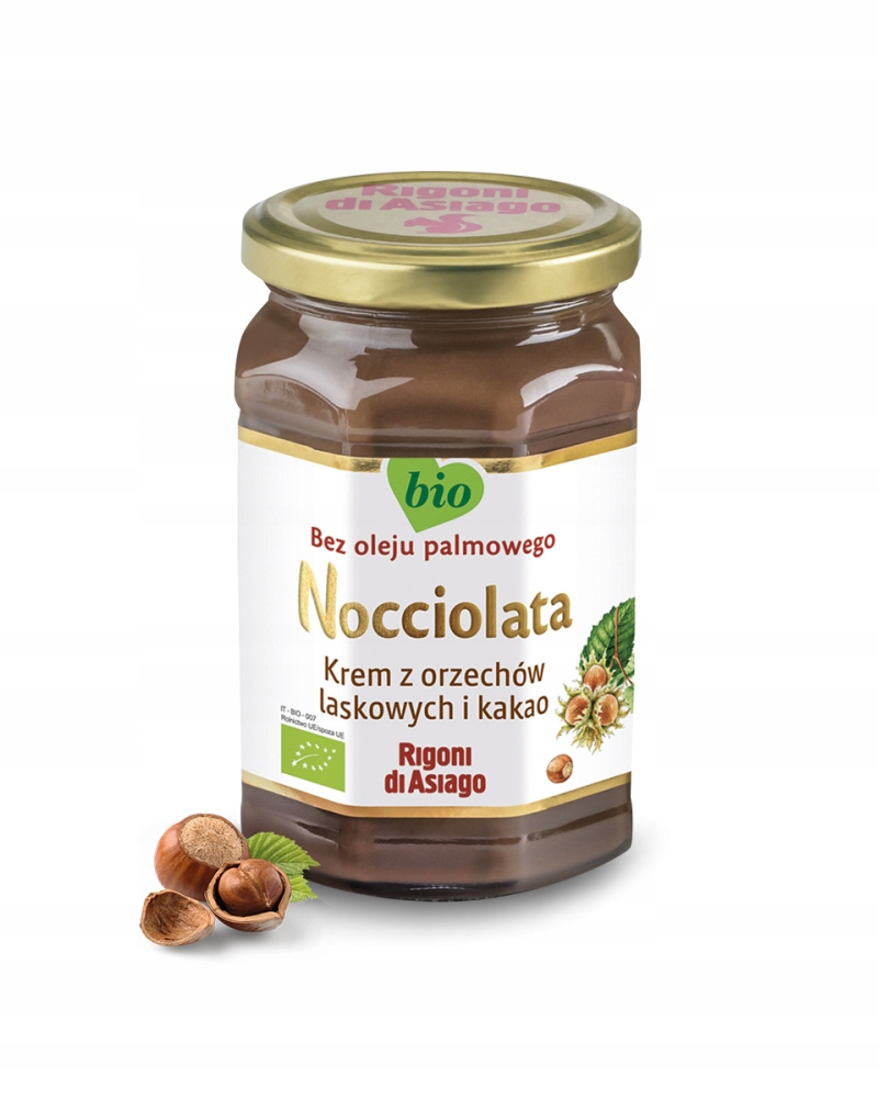 Krém lískové ořechy a kakao Rigioni di Asiago Nocciolata klasická 650 g