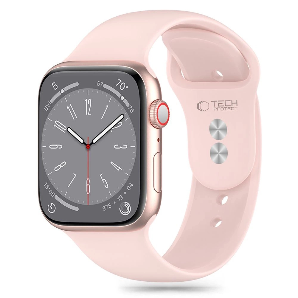 Pasek Tech-Protect Silicone na Apple Watch (38 40 41 mm) różowy
