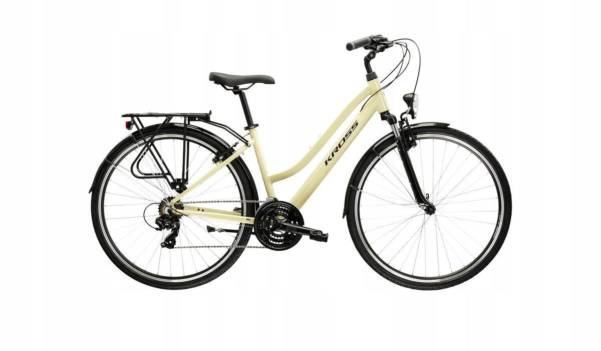 Kross Trans 1.0 rama 15 cali koło 28 " beżowy