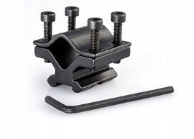 Montaż z szyna na lufę + RIS 22 mm do BIPOD -a MN10 - 5903839901454 ...