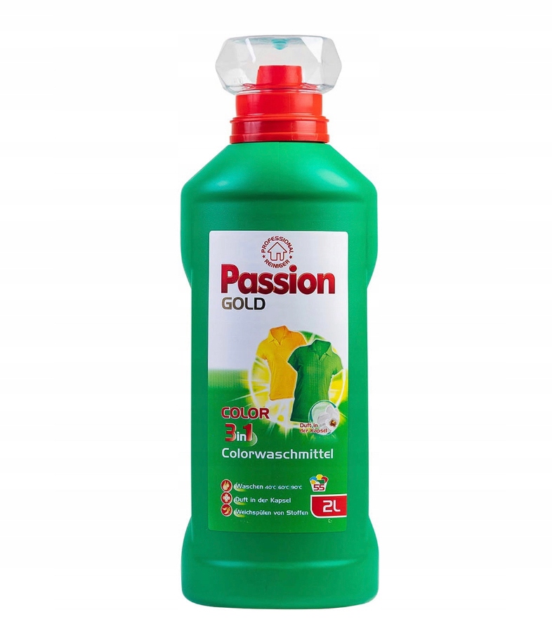 PASSION GOLD COLOR 2L NIEMIECKI Żel do prania KOLORÓW