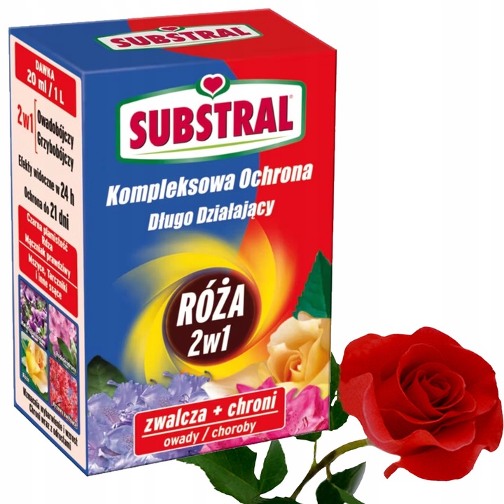 SUBSTRAL KOMPLEKSOWA OCHRONA KWIATÓW RÓŻA 2W1 25ML OPRYSK
