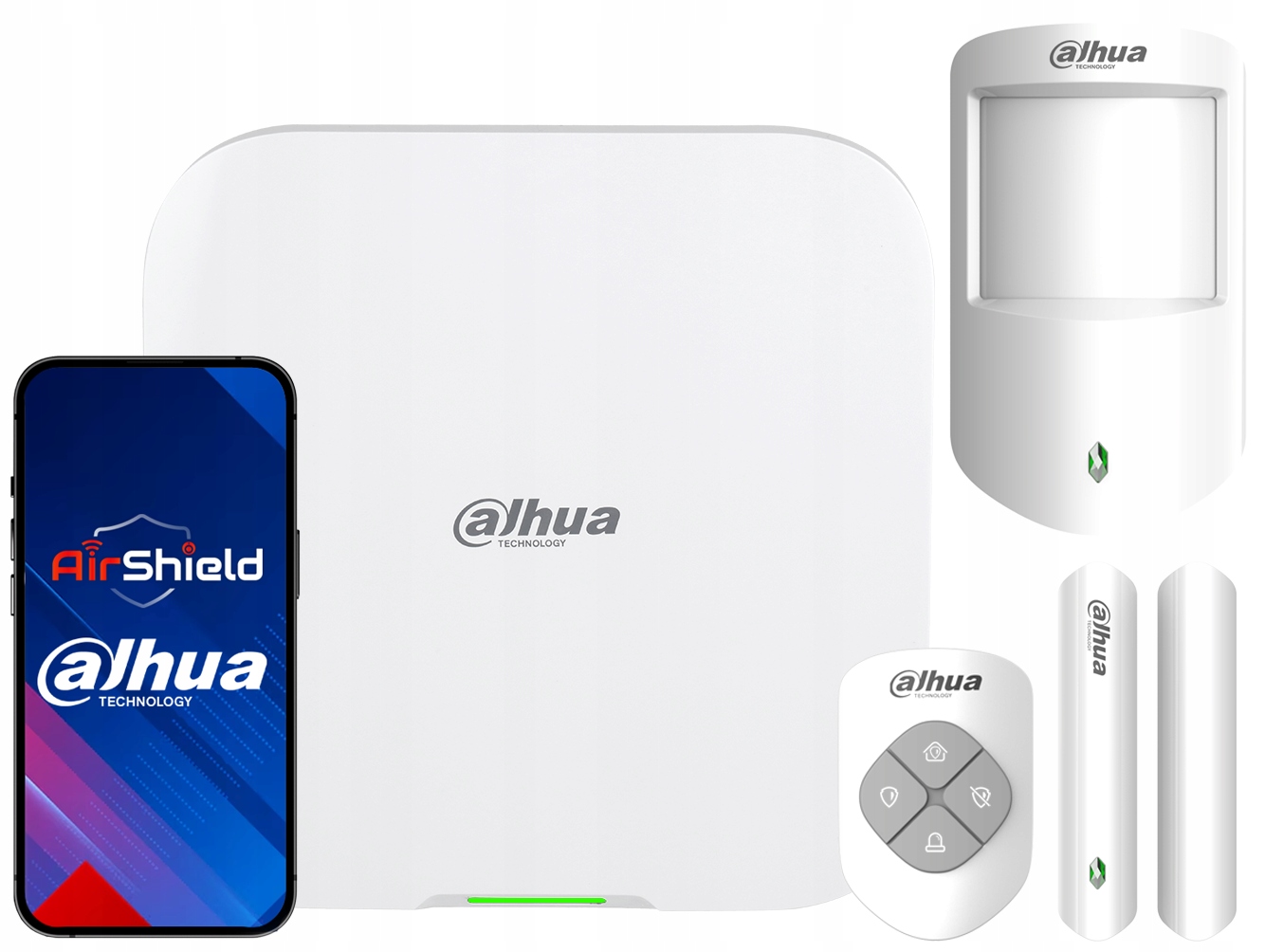 Bezdrôtový alarm Dahua AirShield Sada ART-ARC3800H-03-FW2 s Pir detektorom