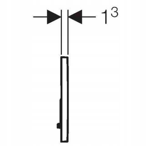 Geberit Sigma01 Przycisk spłukujący do WC biały Rodzaj do WC