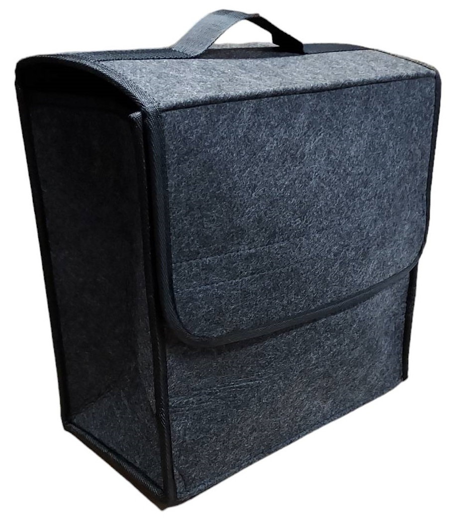 Organizer filcowy grafitowy do bagażnika auta 30 x 15 x 31 cm torba