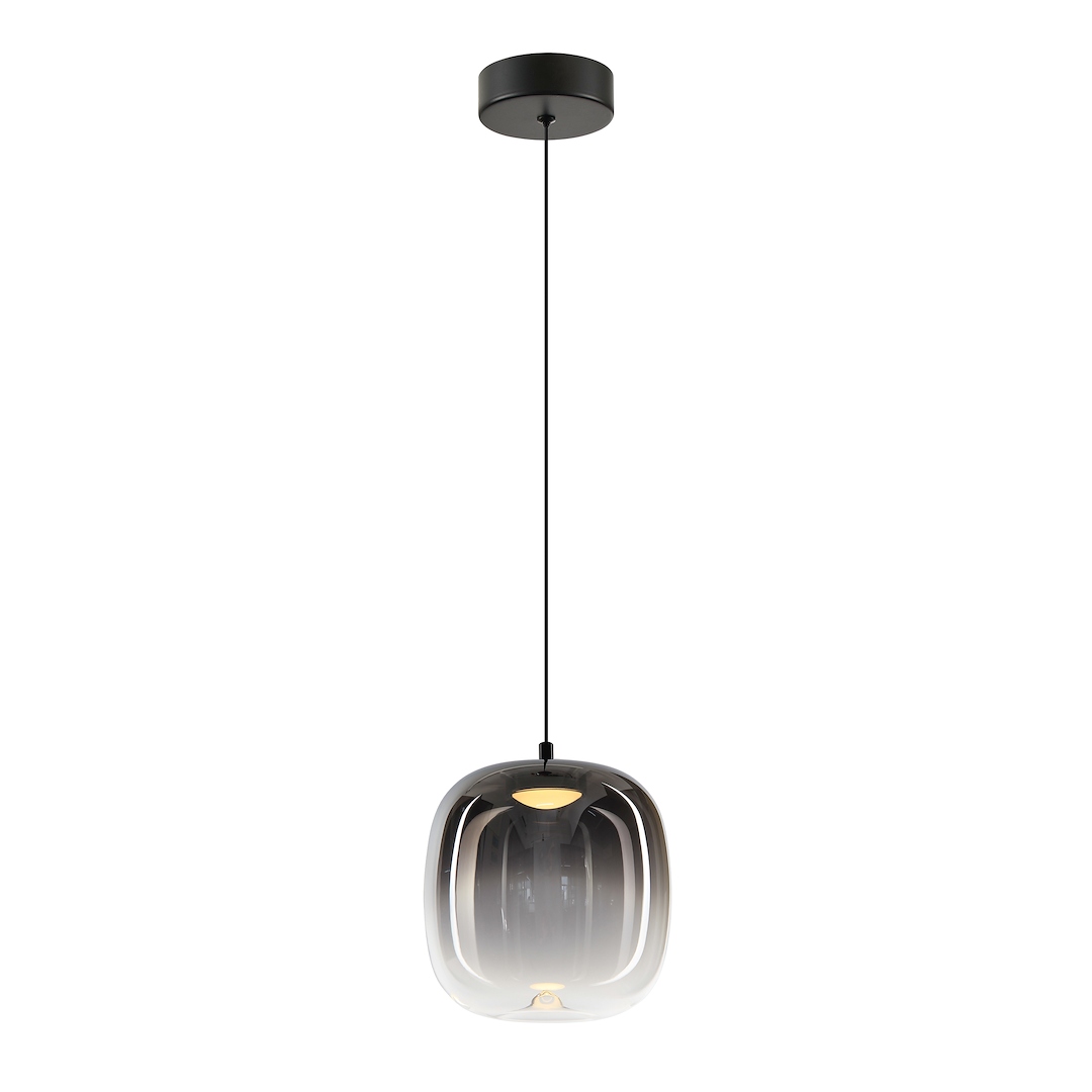 Závesná lampa Vaso 2 Smoked 4W