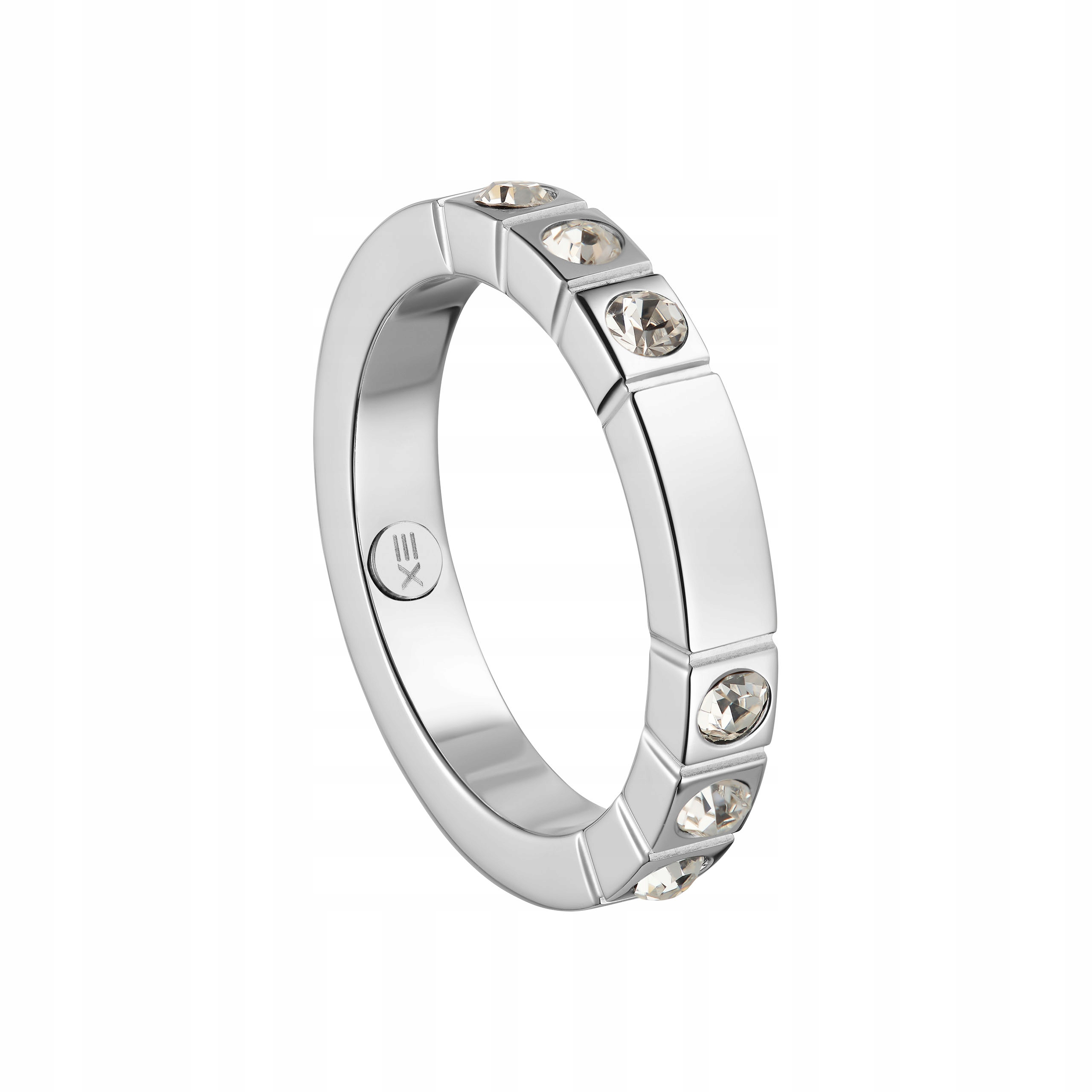 Prstýnek s krystaly z chirurgické oceli Prsten