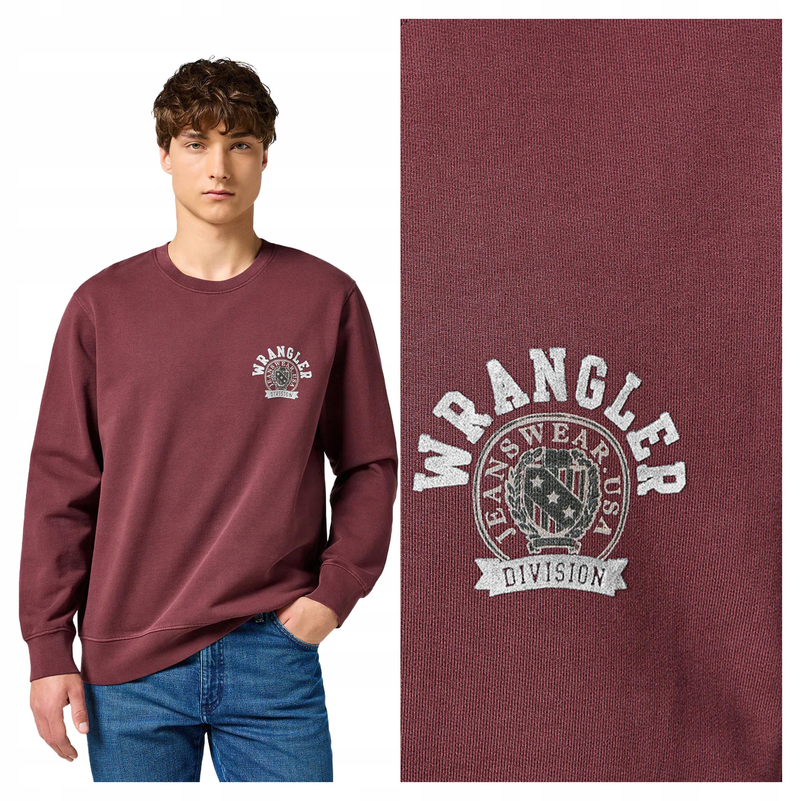 Wrangler Crewneck Sweat Shirt XXL Pánská mikina nerozepínací