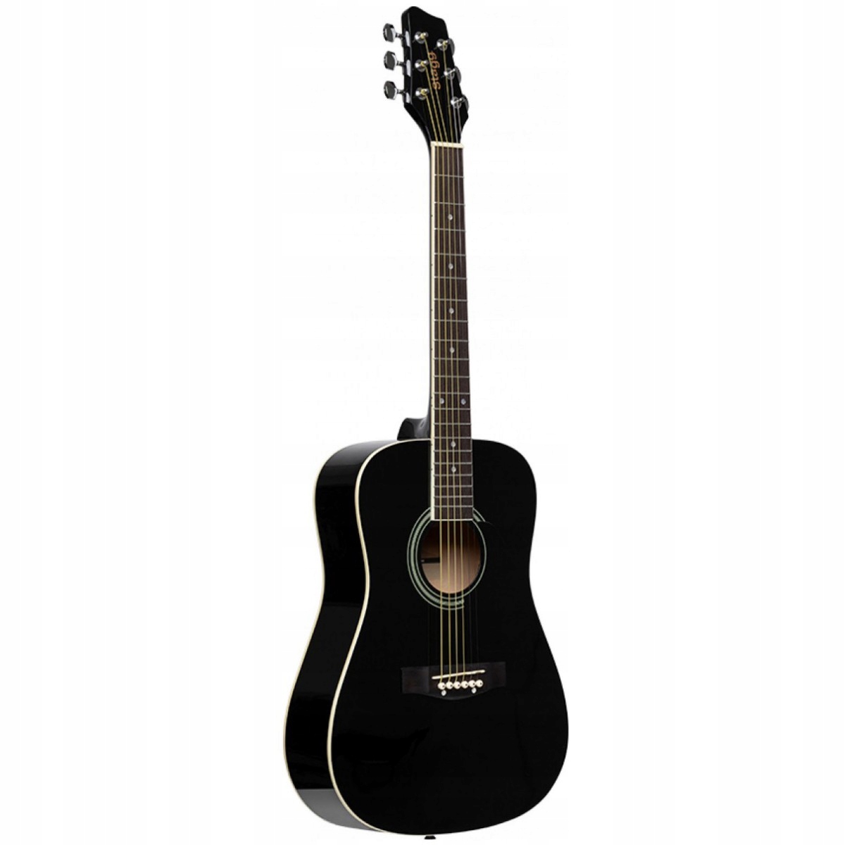 Stagg SA20D 3/4 Bk, akustická kytara 3/4 typu Dreadnought