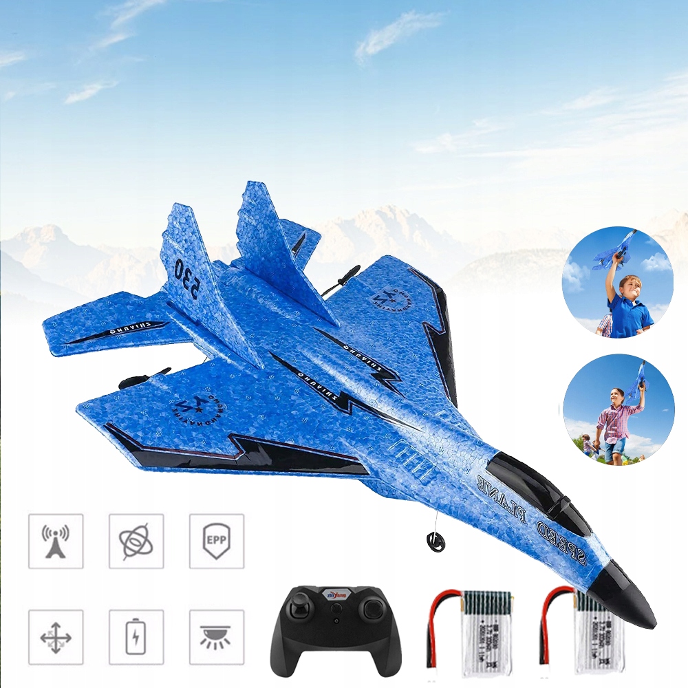 Dálkově Ovládané Letadlo, Rc Letadlo Venku Hračka S Led Světly