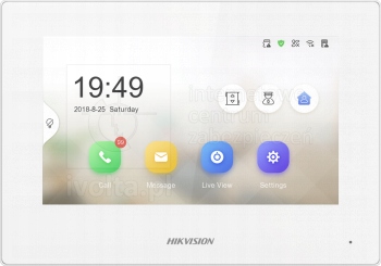 Monitor videovrátnika DS-KH6320-WTE2-W Hikvision Vnútorný panel