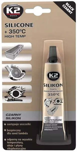 

Silikon Czarny Wysokotemperaturowy do +350C 21g