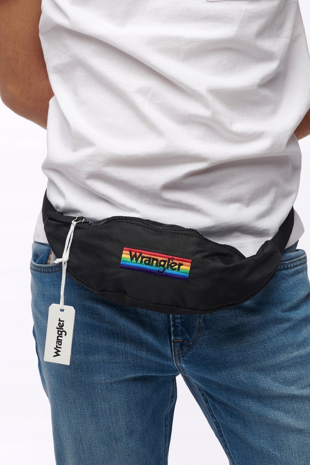 

Wrangler Pride Rainbow Bumbag Black W0P2U9100