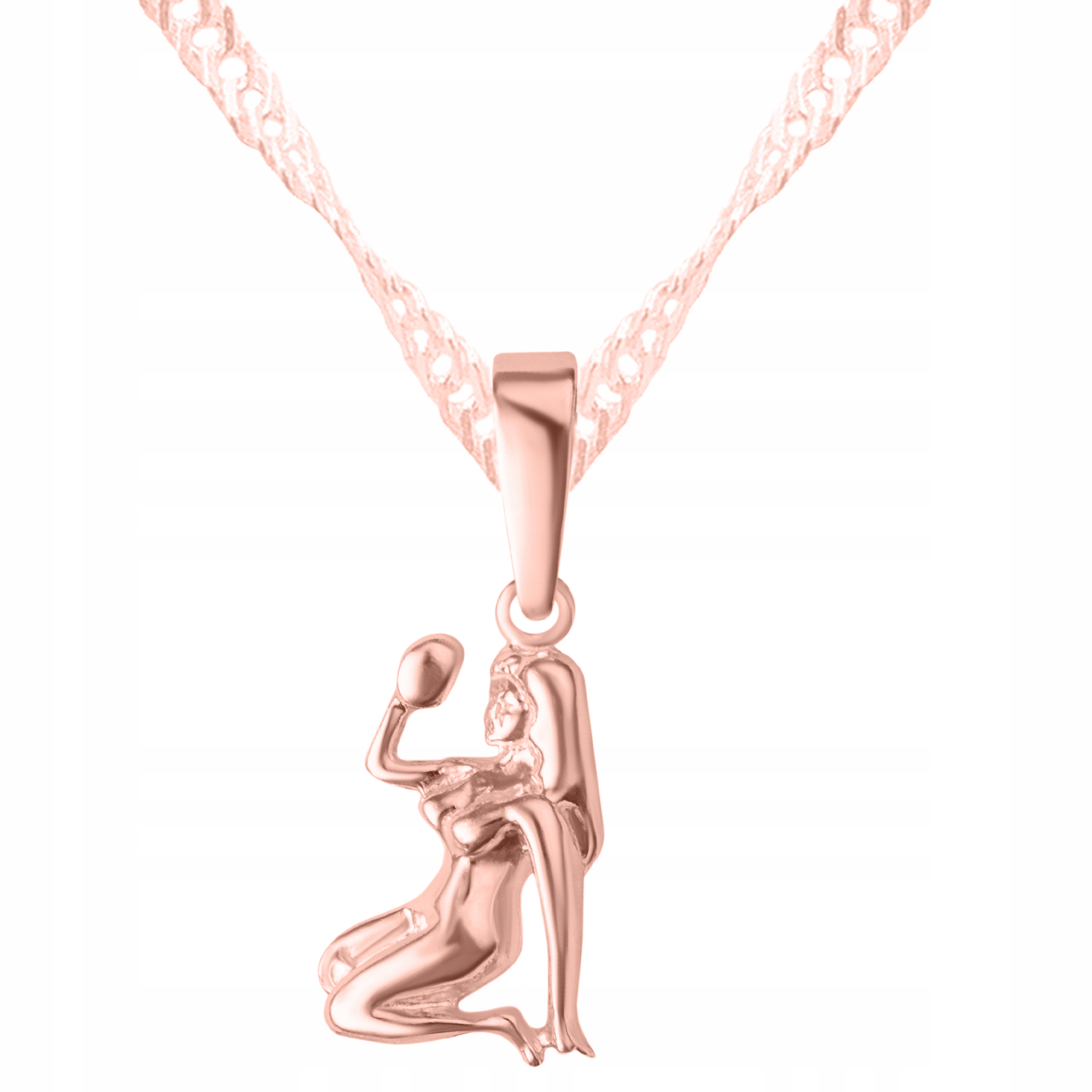 Náhrdelník se znamením zvěrokruhu Panna Pozlacený Znamení zvěrokruhu Panna Stříbro 925