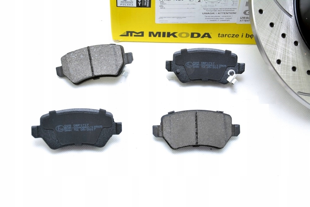 TUNINGOWE Tarcze + Klocki TYŁ Opel ASTRA H też GTC EAN (GTIN) 5904542504826