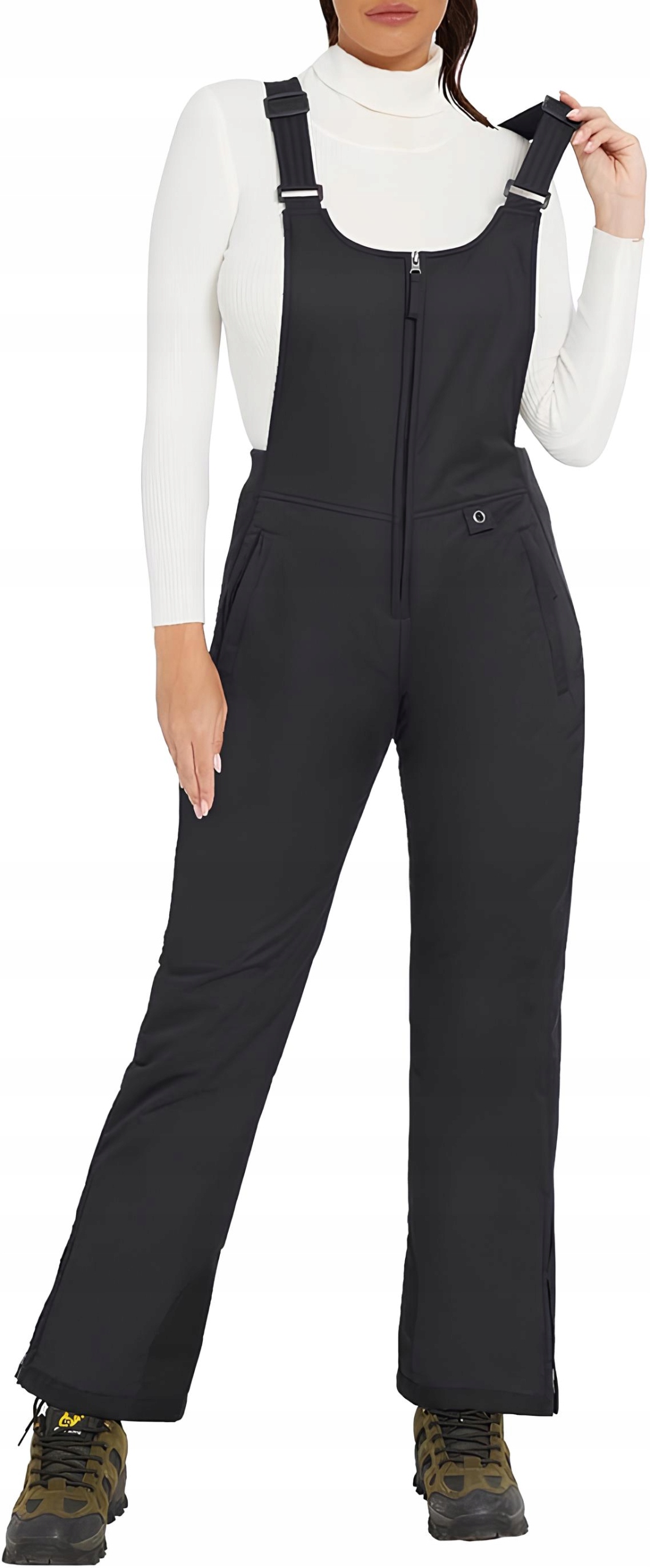 Damskie spodnie wodoodporne zimowe kombinezon narciarski rozmiar M