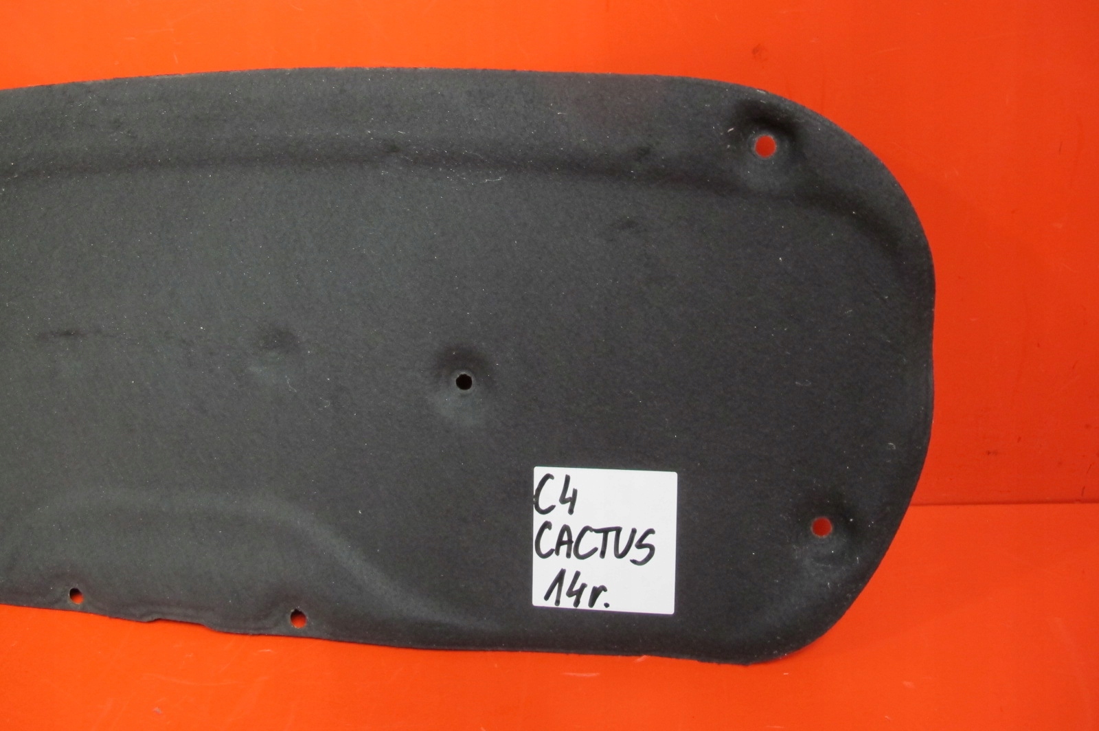 CITROEN C4 CACTUS 14- PODBITKA soundproofing bonnets