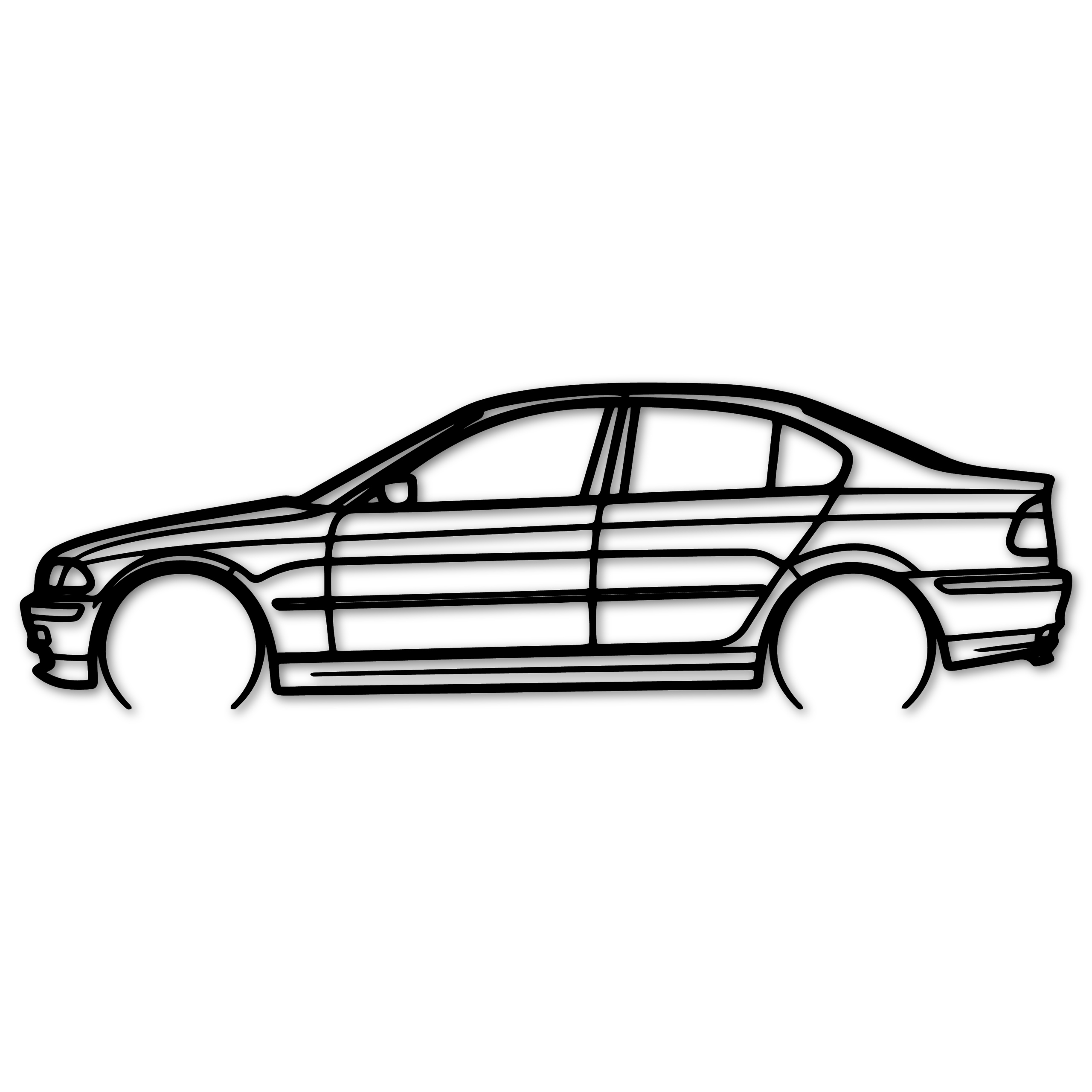 Obraz Bmw 335i competition Panel Ažurový 3D 80cm Auto Nástěnná Dekorace