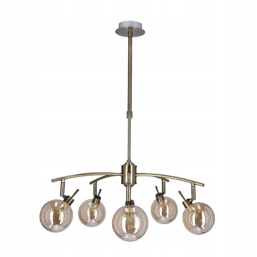 Päťramenné závesné svietidlo patina 5xG9 40E Lentini 35-16331 Candellux
