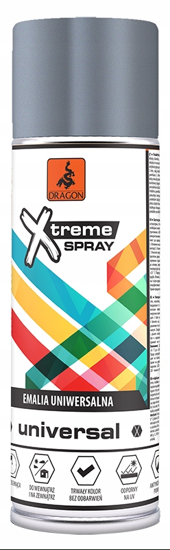 LAKIER FARBA W SPRAYU POŁYSK 400 ML ZŁOTY METALIK Opakowanie spray