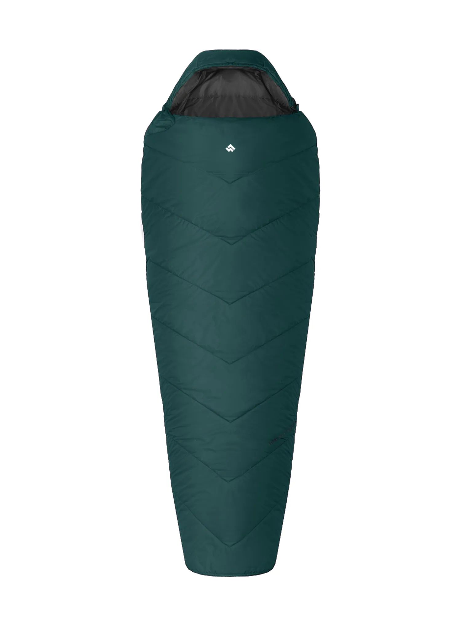 Syntetický spací pytel Alpinus Fiber Pro 800 zelený, pravý