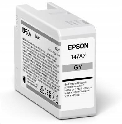 Atrament Epson Singlepack Gray T47A7 UltraChrome Pro 10 50 ml C13T47A700
