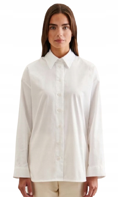 Seidensticker Bílá Klasická Košile S Dlouhým Rukávem 34 J7J