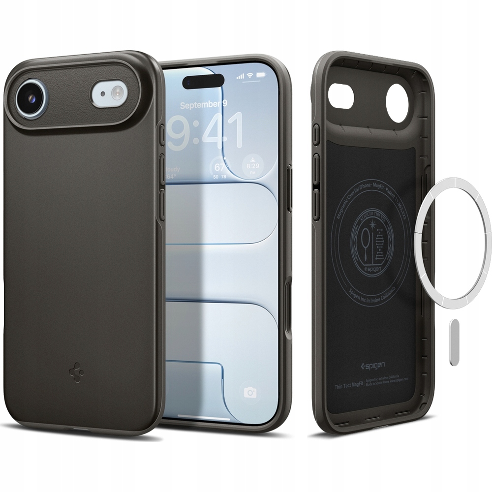 Etui do iPhone Air, Spigen Thin Fit Mag, plecki do MagSafe, smukłe cover