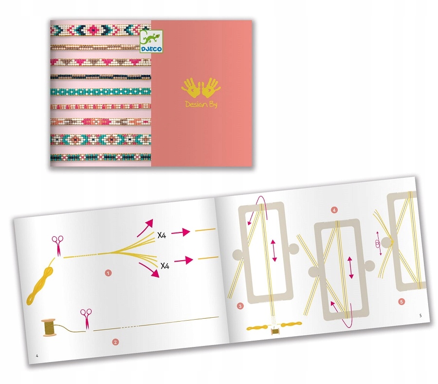 Zestaw do tworzenia biżuterii zrób to sam Djeco DJ09838 Bohater brak