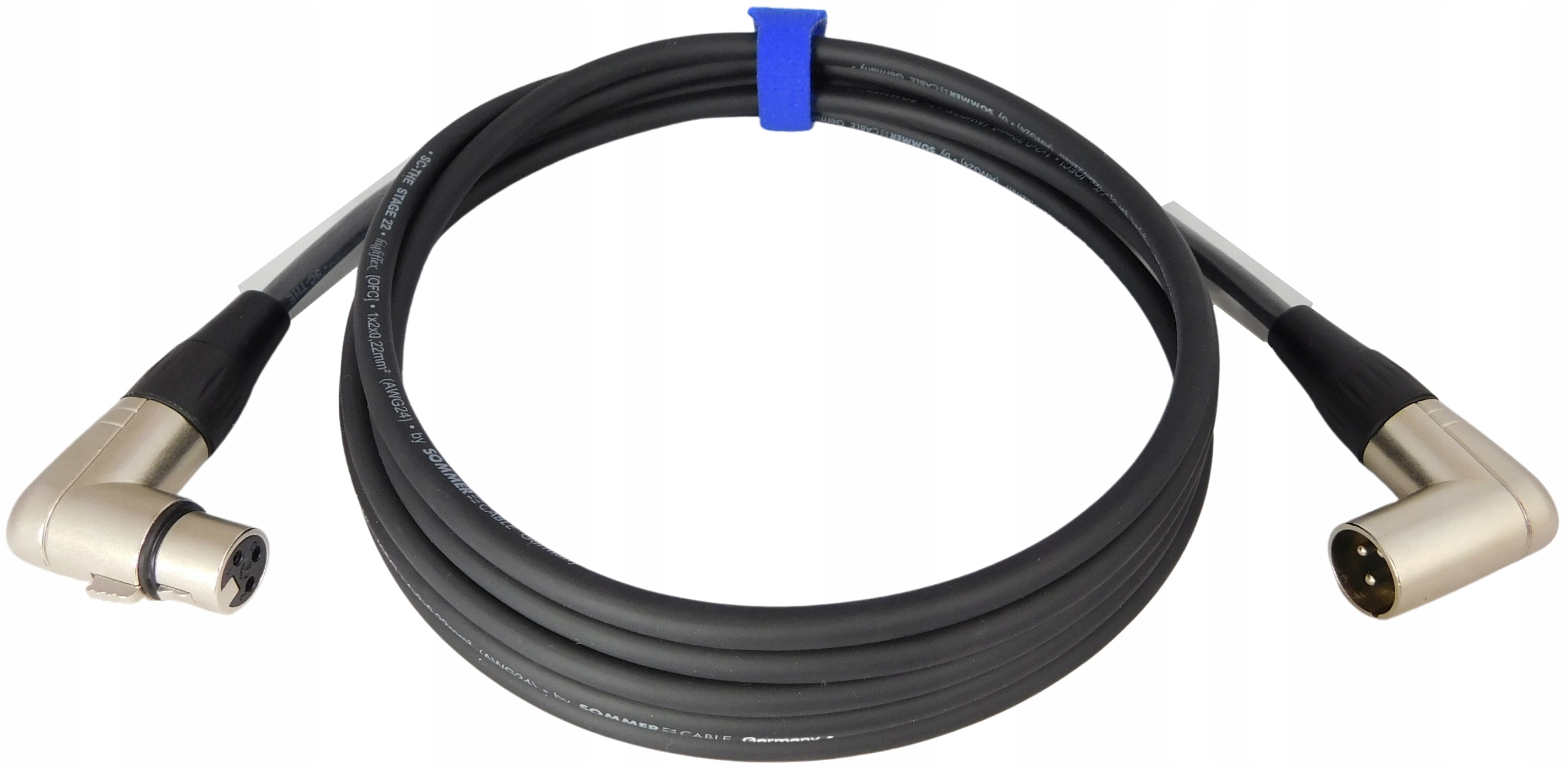 Kabel Sommer Roxtone Úhlový Xlr Mikrofonový Kabel 15 m