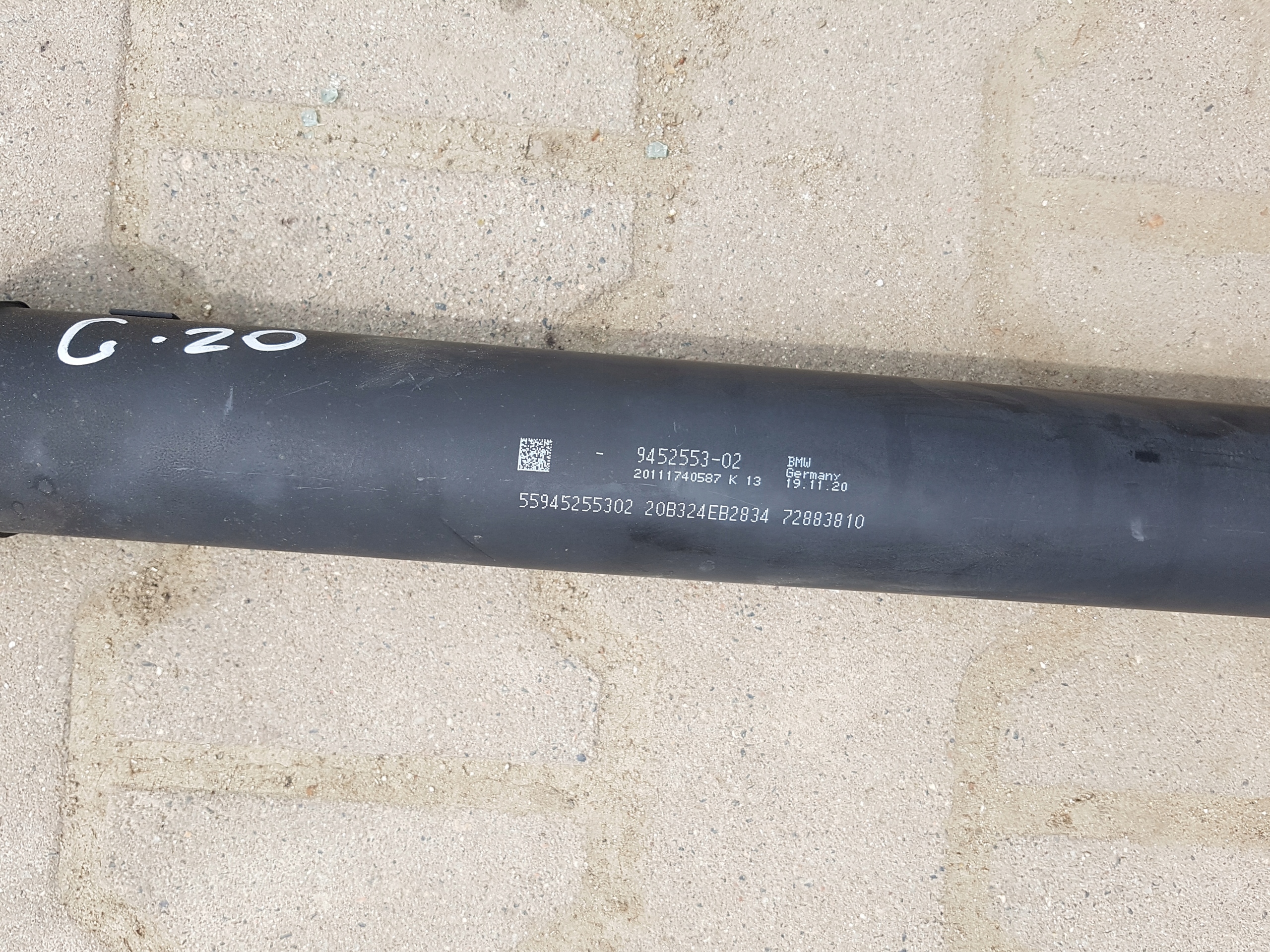 BMW G20 330e 2.0i Arbre transmission pedny Support oryg