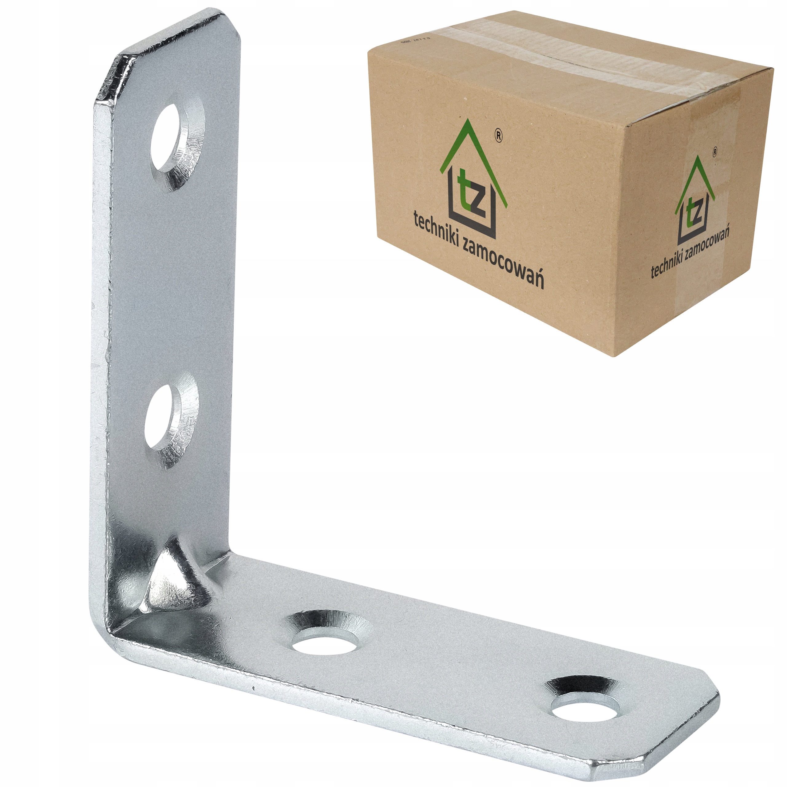 Nábytkové uholníky pre stoličky 50x50x20 x 2 mm 200 ks oceľové KRZ5
