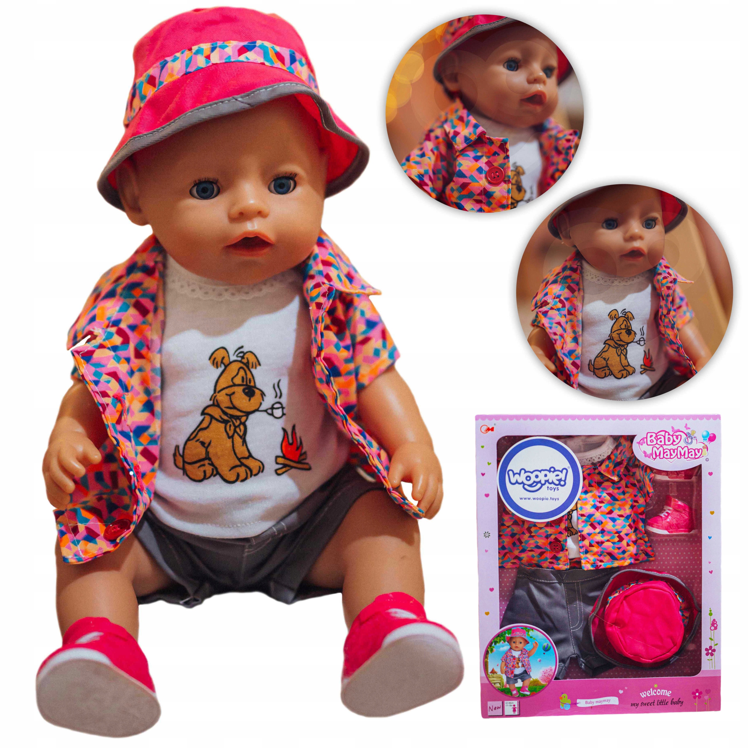 

Ubranko Dla Lalki Piesek Kurtka Czapka 43-46 CM