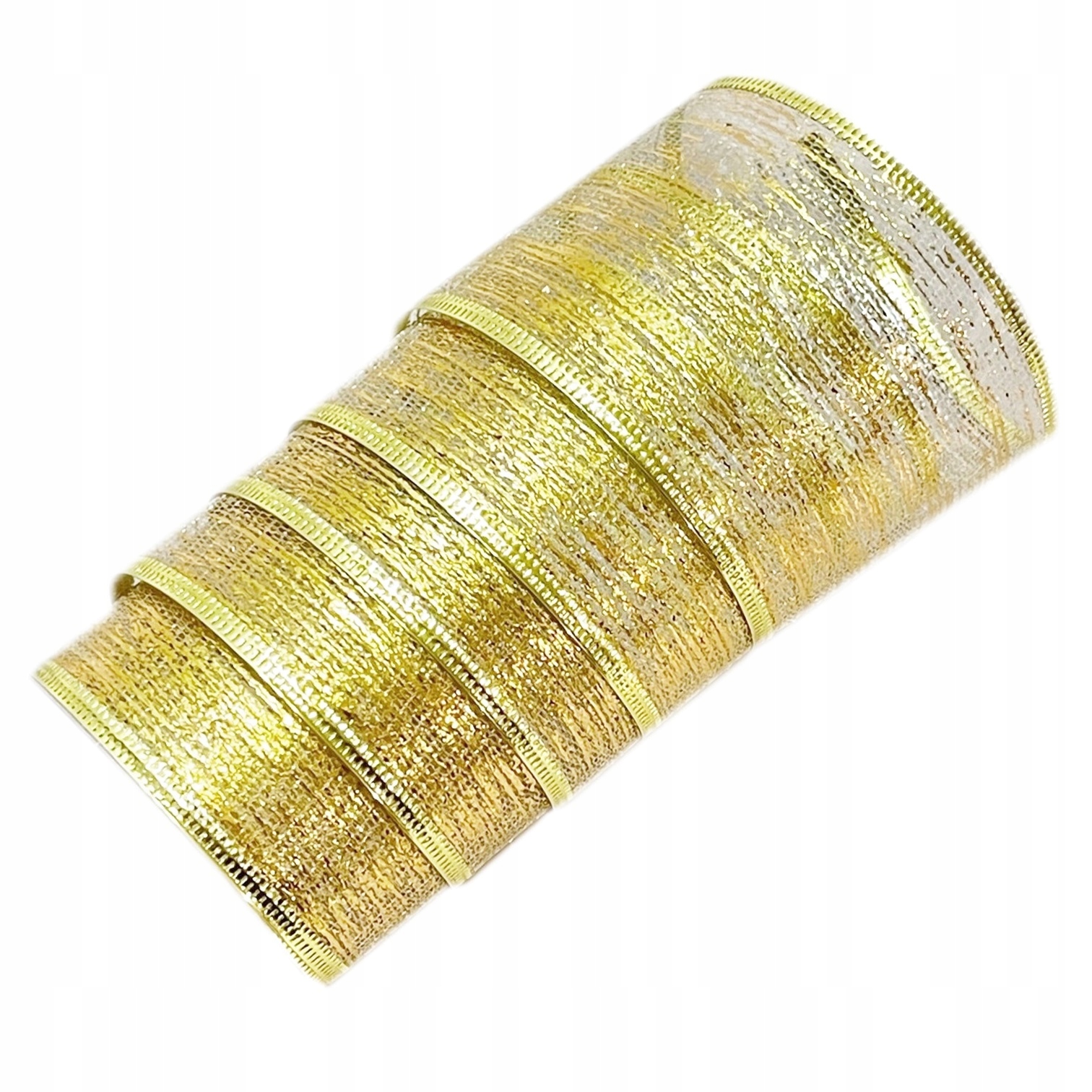 

Szeroka Świąteczna Wstążka 63mm Do Prezentów 3m W8