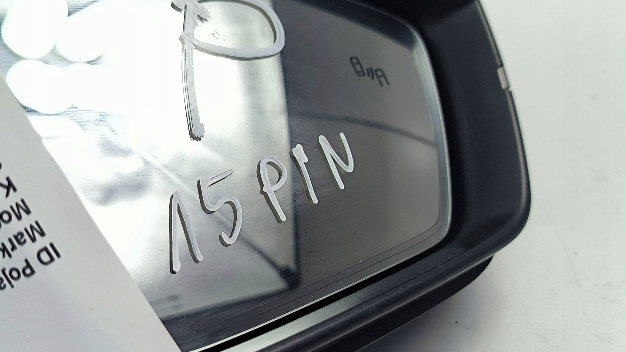 mirror right EU LF7M SKODA SUPERB III 15 PIN