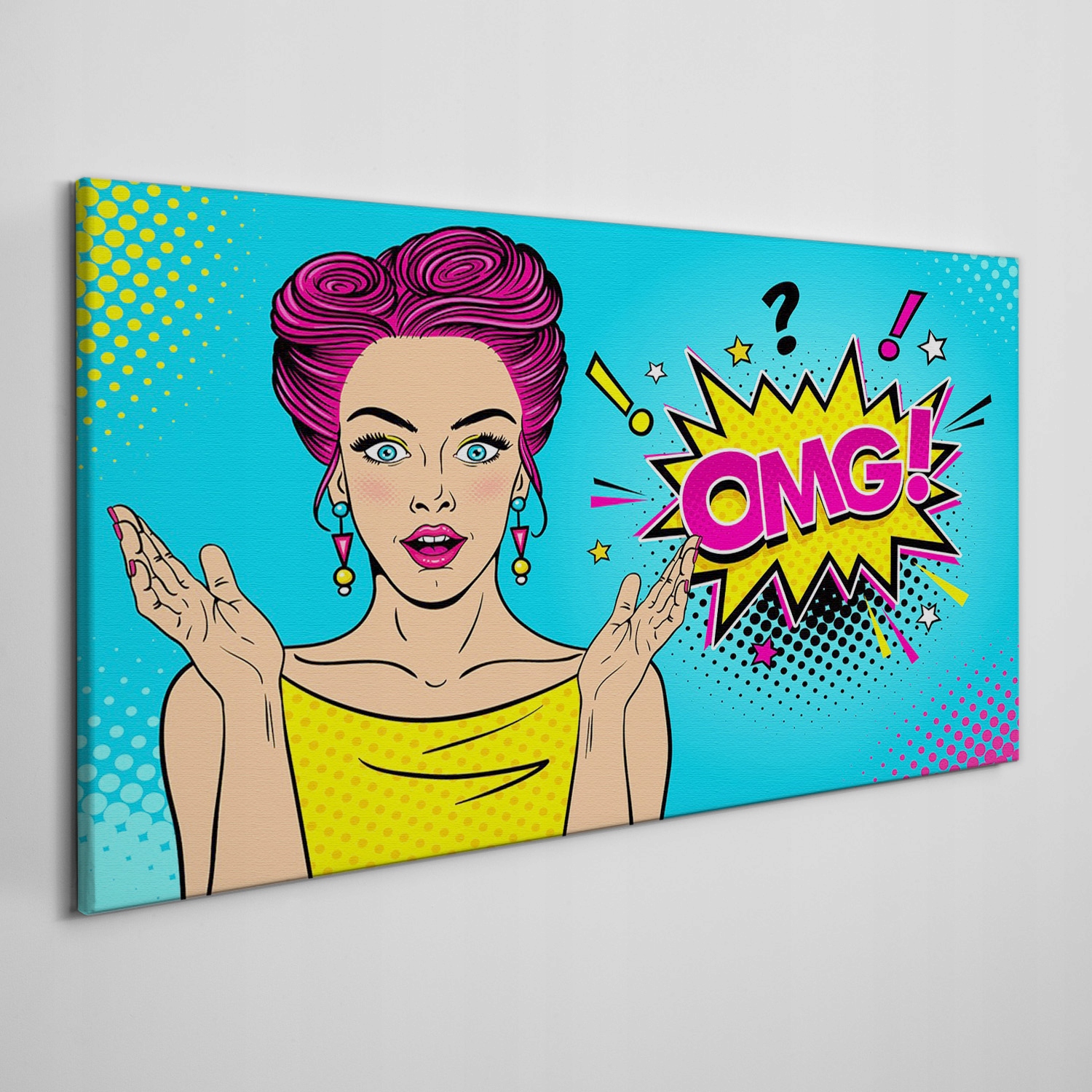 

Nowoczesny obraz na płótnie Omg komiks 120x60 cm