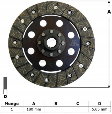 TARCZA SPRZĘGŁOWA TRW BMW R 1100 RS 92-01 Producent TRW
