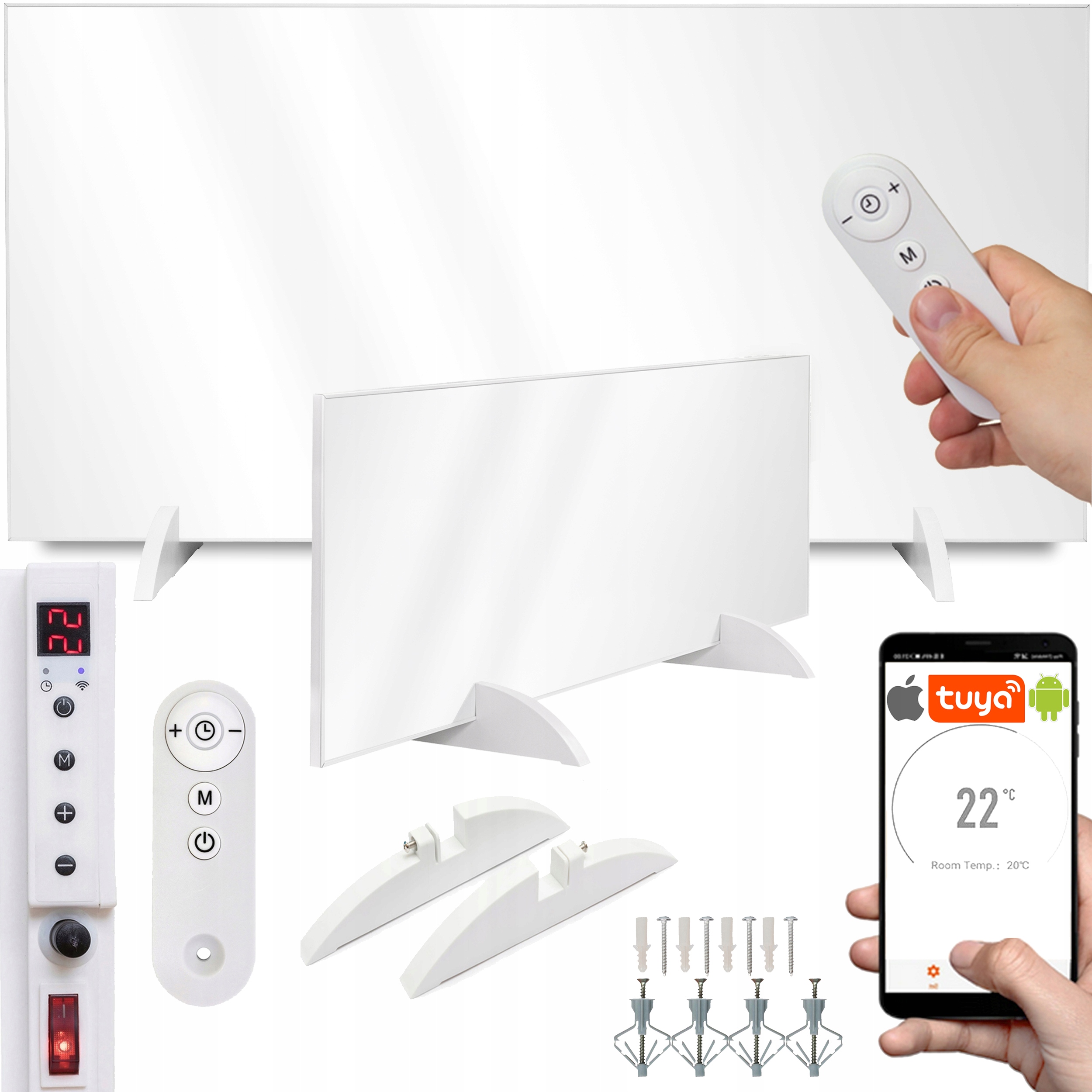 

Promiennik Podczerwień 1200W Grzejnik WiFi Panel