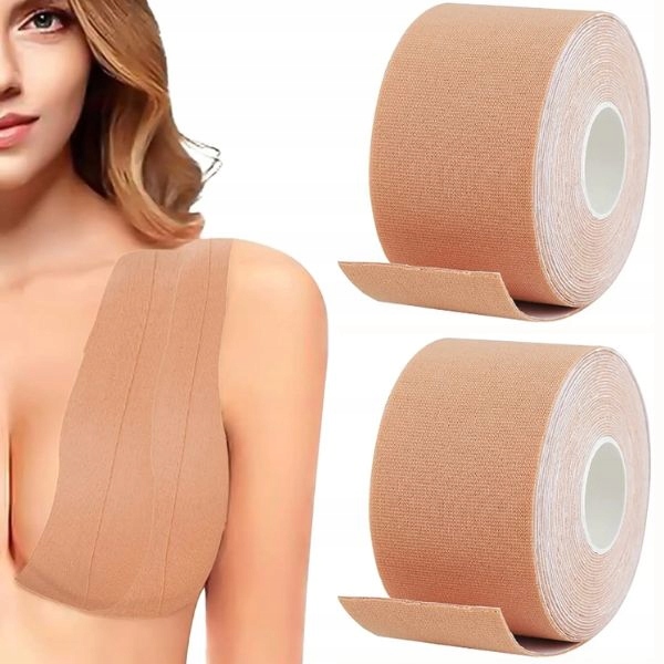 TAŚMA UNOSZĄCA BIUST MODELUJĄCA PODTRZYMUJĄCA GOŁE PLECY 2 SZTUKI Marka Inna marka