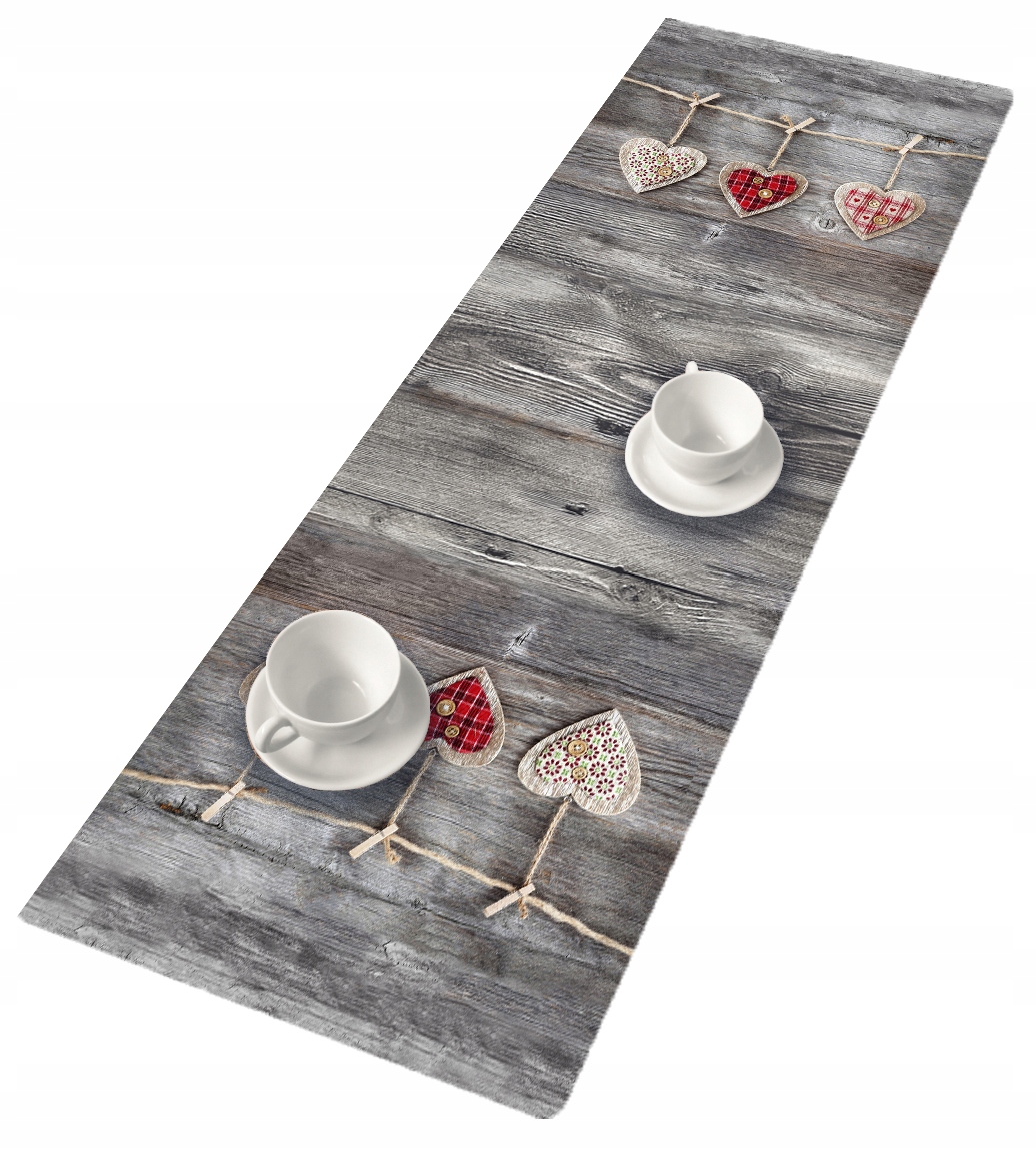 

Bieżnik na stół Bertoni filcowy Hearts 115x40 cm