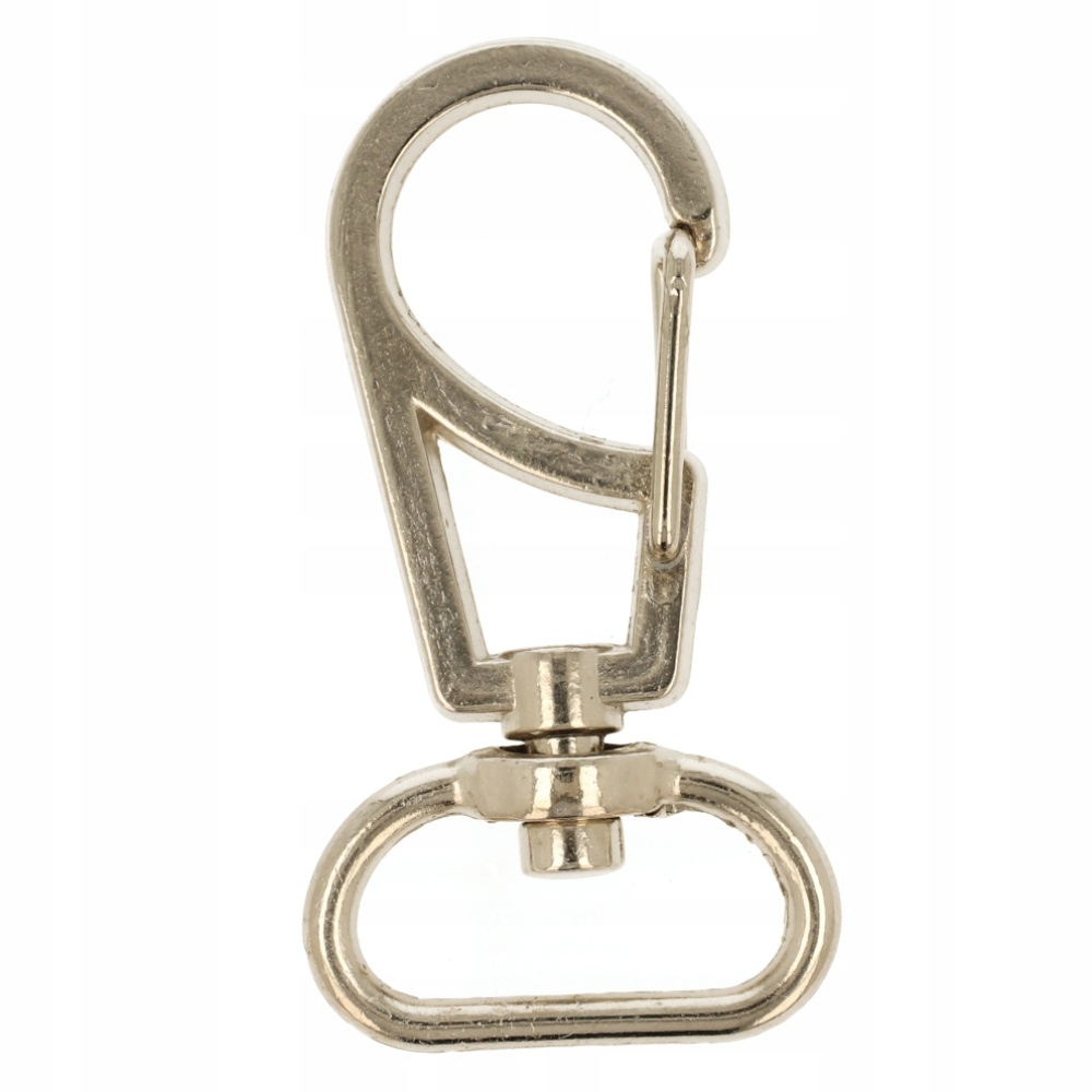 Karabina na Vodítko 20mm x 47mm Karabina Zapínání Stříbrná 25 Ks Made Eu